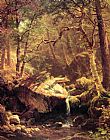 Albert Bierstadt Famous Paintings - The Mountain Brook